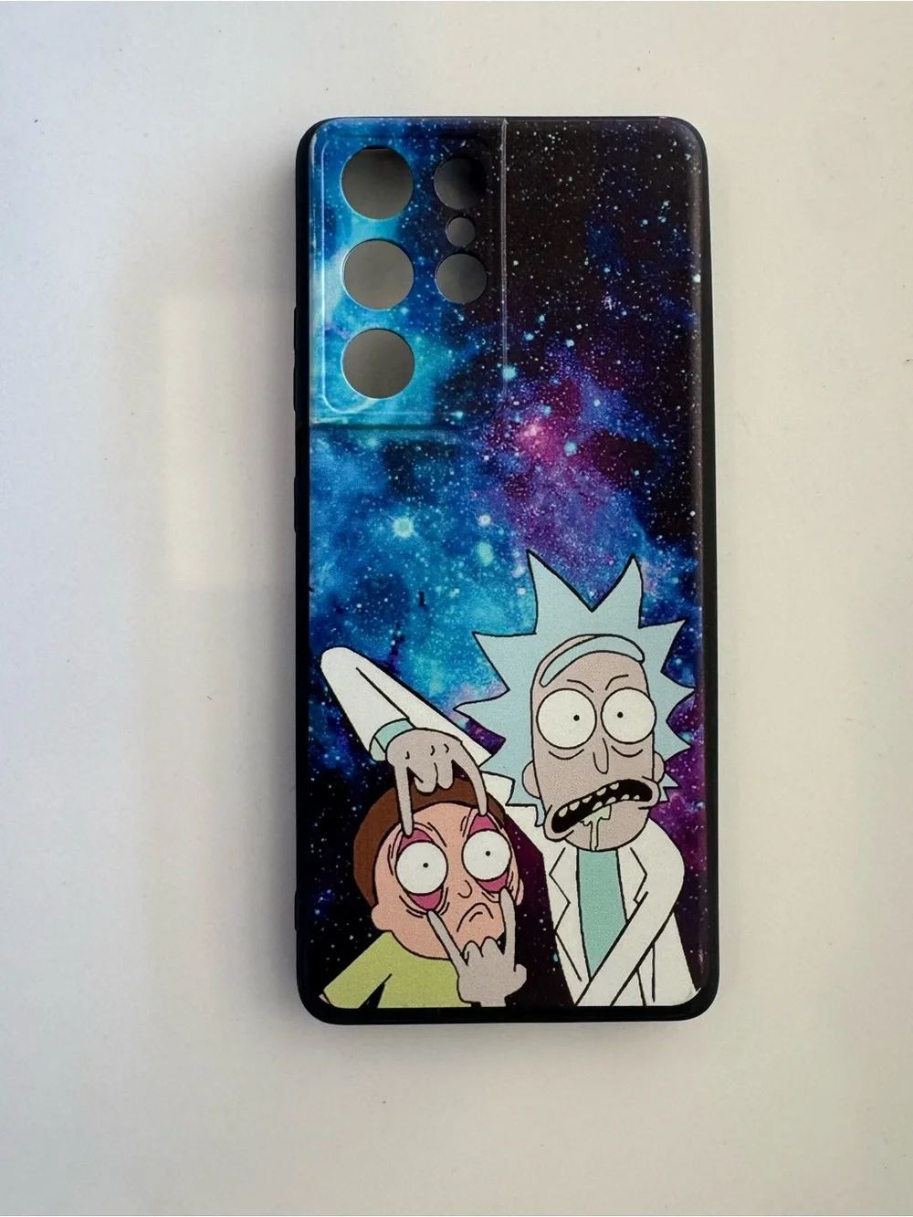 Rick and Morty Galaxy Phone Case - Blue